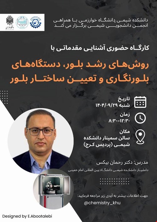 روش های رشد بلور، دستگاه های بلورنگاری و تعیین ساختار بلور